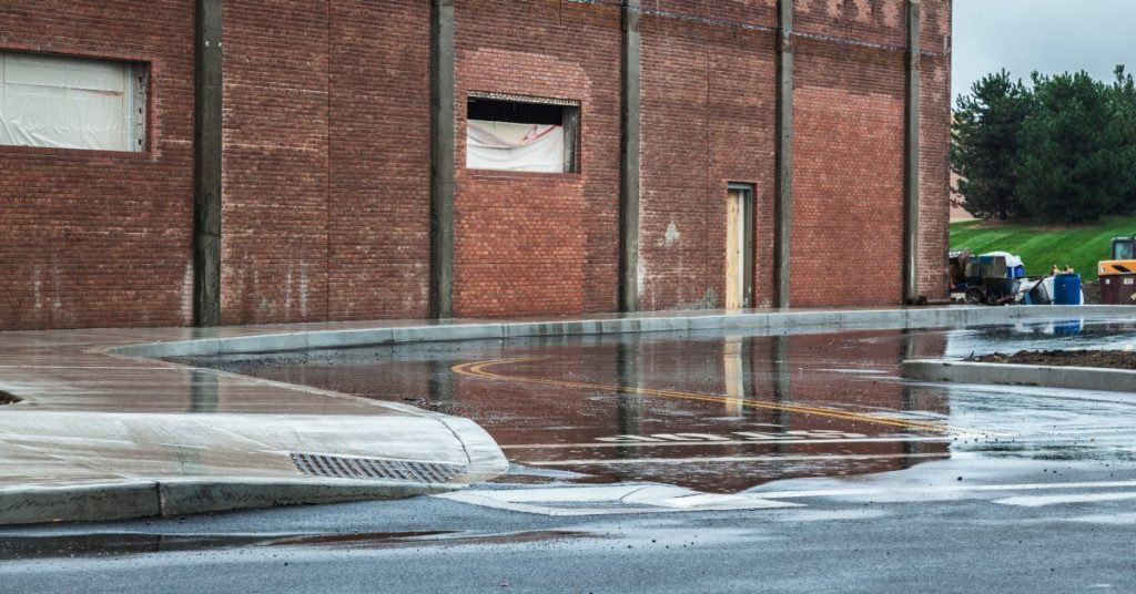 Why Are Puddles Forming In My Parking Lot?