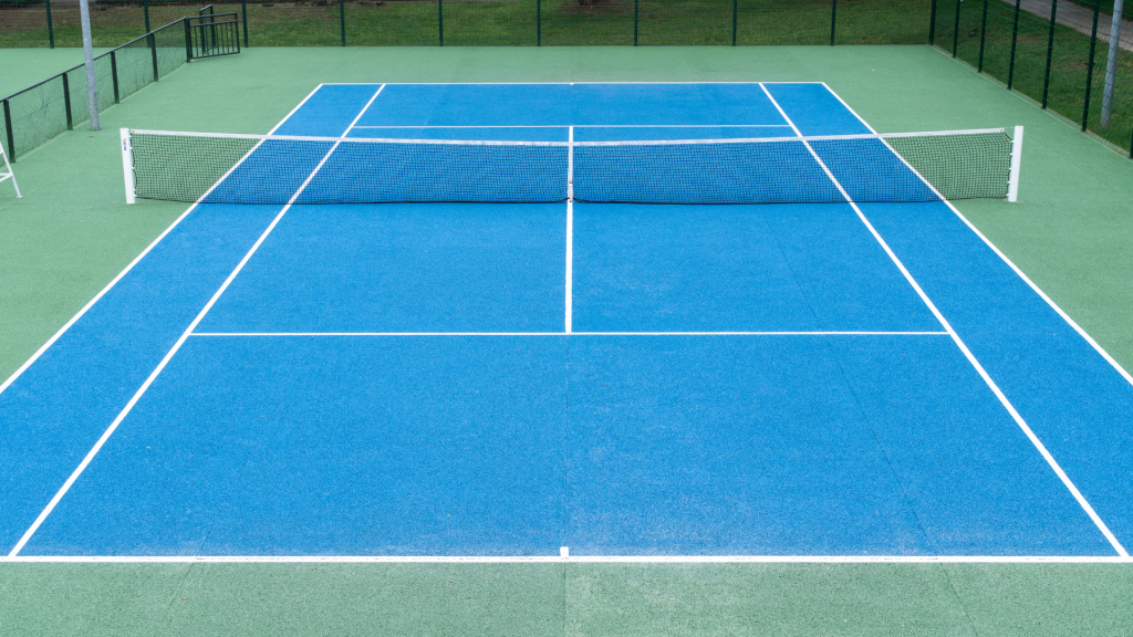 tennis court paving